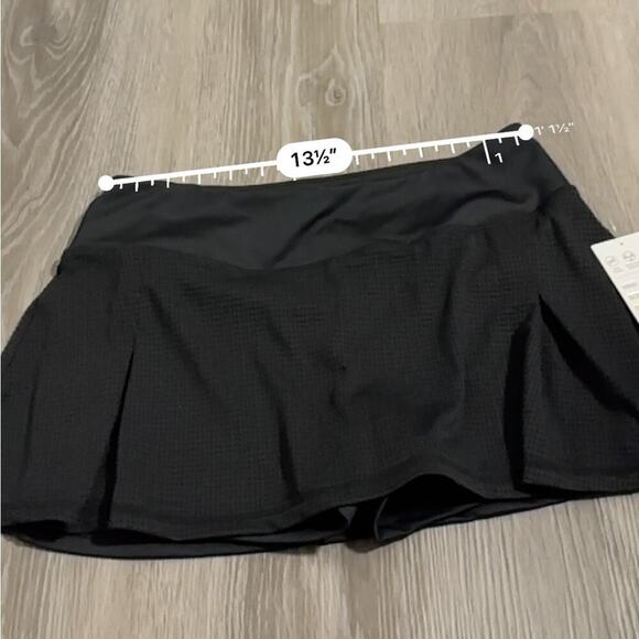 Z by Zella Black Perforated Eyelet Activewear Golf Tennis Skort Size M - Picture 7 of 9